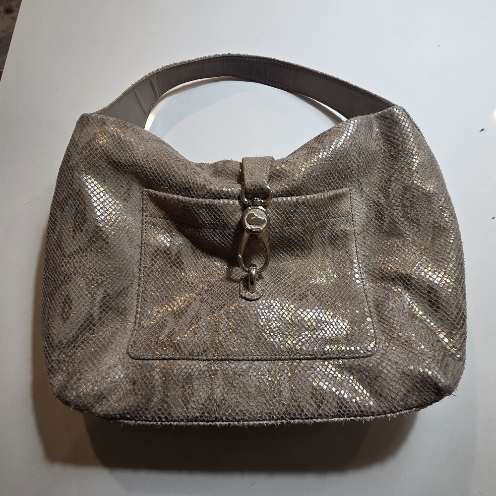 Dooney And Bourke Shoulder Bag - Python Shimmer - image 1